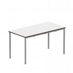 Titan Fully Welded Frame Table 1200x600x640mm WhiteGrey KF70479 KF70479