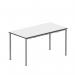 Titan Fully Welded Frame Table 1200x600x640mm WhiteGrey KF70479 KF70479