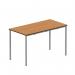 Titan Fully Welded Frame Table 1100x550x460mm BeechGrey KF70481 KF70481