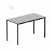 Titan Fully Welded Frame Table 1100x550x460mm GreyBlack KF70482 KF70482