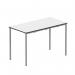 Titan Fully Welded Frame Table 1100x550x460mm WhiteGrey KF70487 KF70487