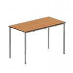 Titan Fully Welded Frame Table 1100x550x530mm BeechGrey KF70489 KF70489