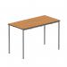 Titan Fully Welded Frame Table 1100x550x530mm BeechGrey KF70489 KF70489