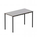 Titan Fully Welded Frame Table 1100x550x530mm GreyBlack KF70490 KF70490