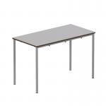 Titan Fully Welded Frame Table 1100x550x590mm Grey KF70499 KF70499
