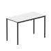 Titan Fully Welded Frame Table 1100x550x590mm WhiteBlack KF70502 KF70502