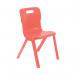 Titan One Piece Retold Chair Size 6 470x530x805mm Coral KF70511 KF70511