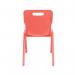 Titan One Piece Retold Chair Size 6 470x530x805mm Coral KF70511 KF70511
