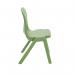 Titan One Piece Classroom Chair Size 5 470x500x770mm Forest KF70512 KF70512