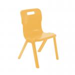 Titan One Piece Classroom Chair Size 5 470x500x770mm Marigold KF70513 KF70513