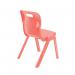 Titan One Piece Classroom Chair Size 5 470x500x770mm Coral KF70514 KF70514