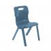 Titan One Piece Classroom Chair Size 5 470x500x770mm Steel Blue KF70515 KF70515