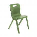 Titan One Piece Classroom Chair Size 6 470x530x805mm Forest KF70517 KF70517