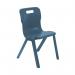 Titan One Piece Classroom Chair Size 6 470x530x805mm Steel Blue KF70520 KF70520