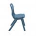 Titan One Piece Classroom Chair Size 6 470x530x805mm Steel Blue KF70520 KF70520
