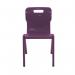 Titan One Piece Classroom Chair Size 6 470x530x805mm Grape KF70521 KF70521