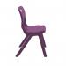 Titan One Piece Classroom Chair Size 6 470x530x805mm Grape KF70521 KF70521