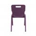 Titan One Piece Classroom Chair Size 6 470x530x805mm Grape KF70521 KF70521