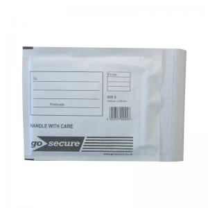 GoSecure Bubble Envelope Size 3 Internal Dimensions 140x195mm White