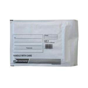 GoSecure Bubble Envelope Size 4 Internal Dimensions 170x245mm White