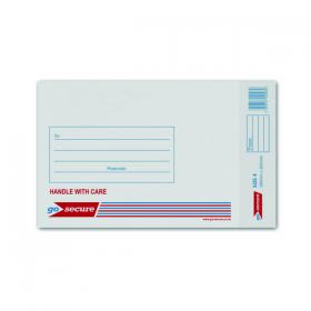 GoSecure Bubble Envelope Size 4 Internal Dimensions 170x245mm White (Pack of 100) KF71449 KF71449