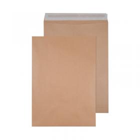 Q-Connect Envelope 458x324mm Pocket Self Seal 135gsm Manilla (Pack of 125) 9011004 KF71465