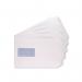 Q-Connect C5 Envelopes Window Pocket Self Seal 100gsm White (Pack of 500) 9007500 KF71466