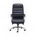 Jemini Ares High Back Executive Chair 690x690x1145-1200mm Leather Look Black KF71521 KF71521