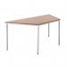 Jemini Trapezoidal Multipurpose Table 1600x800x730mm Beech KF71525