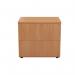 Jemini 2 Drawer Desk Side Filing Cabinet 800x600x730mm Beech KF71528 KF71528