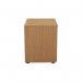 Jemini 2 Drawer Desk Side Filing Cabinet 800x600x730mm Nova Oak KF71529 KF71529