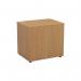 Jemini 2 Drawer Desk Side Filing Cabinet 800x600x730mm Nova Oak KF71529 KF71529