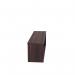 Jemini Reception Modular Straight Riser Unit 1200x315x400mm Dark Walnut KF71531 KF71531