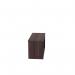 Jemini Reception Modular Straight Riser Unit 800x315x400mm Dark Walnut KF71535 KF71535