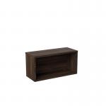 Jemini Reception Modular Straight Riser Unit 800x315x400mm Dark Walnut KF71535 KF71535