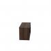 Jemini Reception Modular Straight Riser Unit 800x315x400mm Dark Walnut KF71535 KF71535