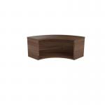 Jemini Reception Modular Corner Riser Unit 800x800x400mm Dark Walnut KF71537 KF71537