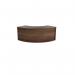 Jemini Reception Modular Corner Riser Unit 800x800x400mm Dark Walnut KF71537 KF71537