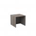 Jemini Reception Modular Straight Desk Unit 800x800x740mm Grey Oak KF71542 KF71542