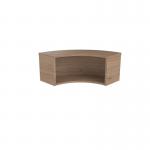 Jemini Reception Modular Corner Riser Unit 800x800x400mm Grey Oak KF71545 KF71545