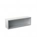 Jemini Reception Modular Straight Riser Unit 1200x315x400mm White KF71547 KF71547