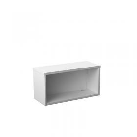 Jemini Reception Modular Straight Riser Unit 800x315x400mm White KF71551 KF71551