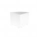 Jemini Reception Modular Corner Desk Unit 800x800x740mm White KF71552 KF71552