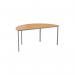 Jemini Semi Circular Multipurpose Table 1600x800x730mm Beech KF71589 KF71589