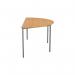 Jemini Semi Circular Multipurpose Table 1600x800x730mm Beech KF71589 KF71589