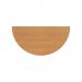 Jemini Semi Circular Multipurpose Table 1600x800x730mm Beech KF71589 KF71589