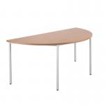 Jemini Semi Circular Multipurpose Table 1600x800x730mm Beech KF71589 KF71589