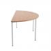 Jemini Semi Circular Multipurpose Table 1600x800x730mm Beech KF71589 KF71589