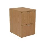 Jemini Oak 2 Drawer Filing Cabinet KF71956 KF71956
