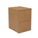 Jemini Oak 2 Drawer Filing Cabinet KF71956